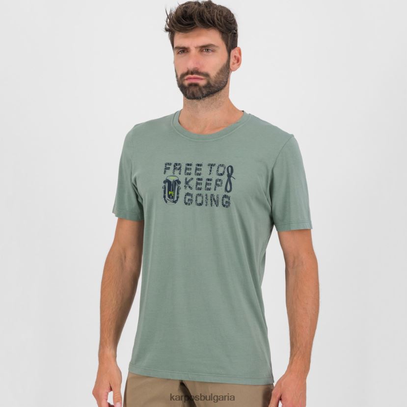 тениска| морски спрей мъже Karpos тениска с минзухар FZ08Z405