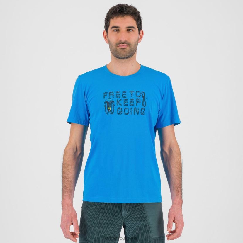 тениска| дива синьо/полунощ мъже Karpos тениска с минзухар FZ08Z407