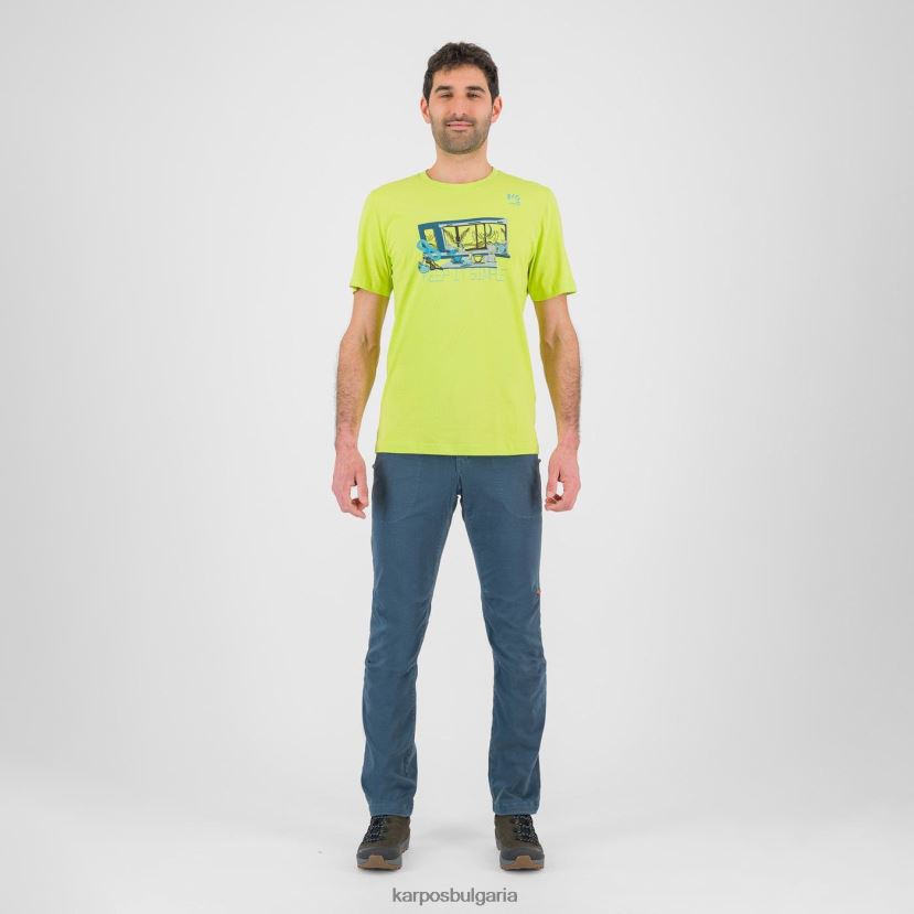 тениска| колада от киви мъже Karpos анемонова тениска FZ08Z408