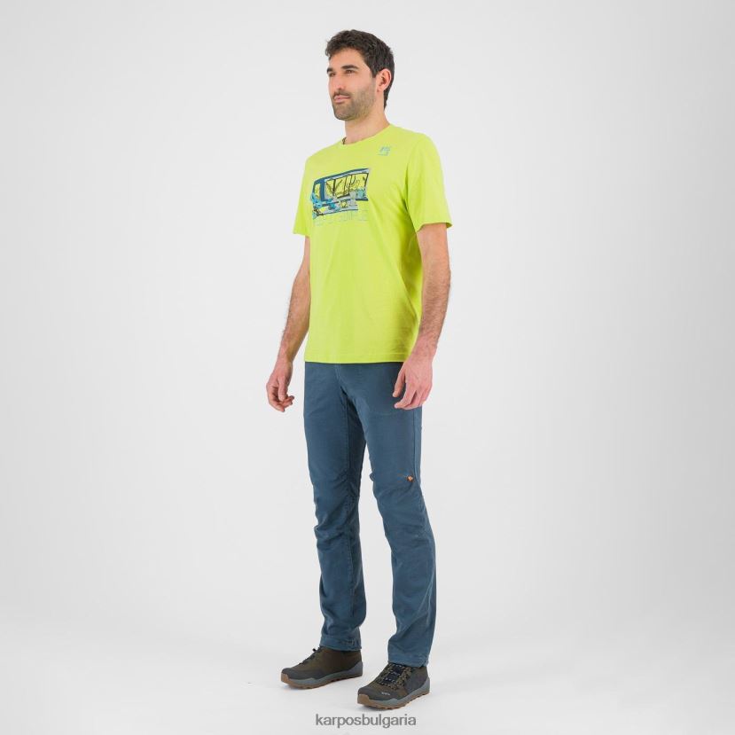 тениска| колада от киви мъже Karpos анемонова тениска FZ08Z408