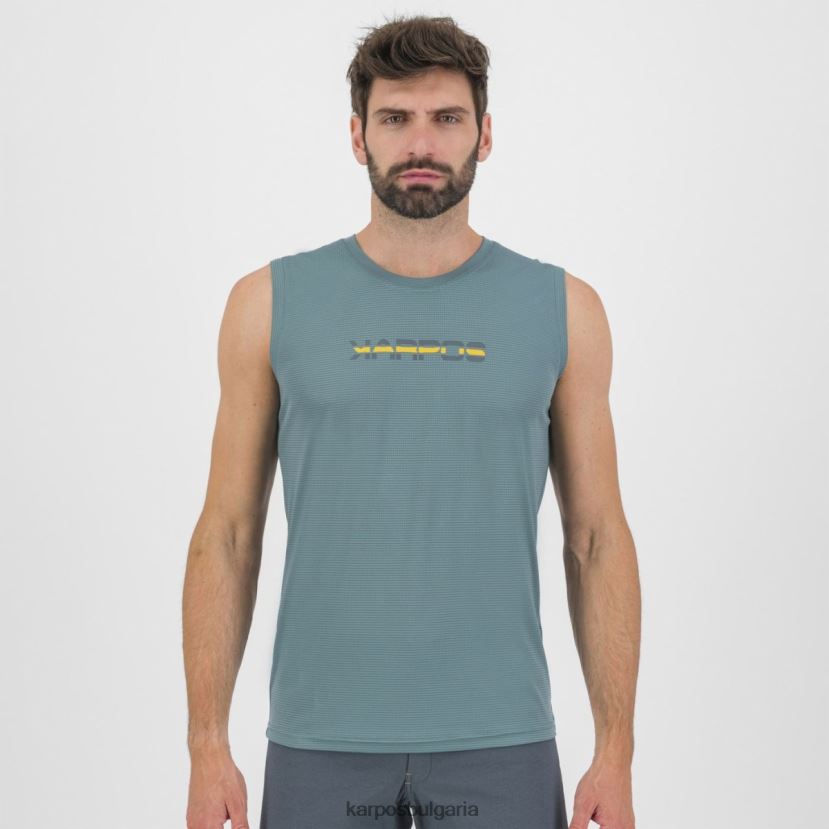 тениска| северноатлантическо/лимонено къри мъже Karpos лома резервоар FZ08Z439