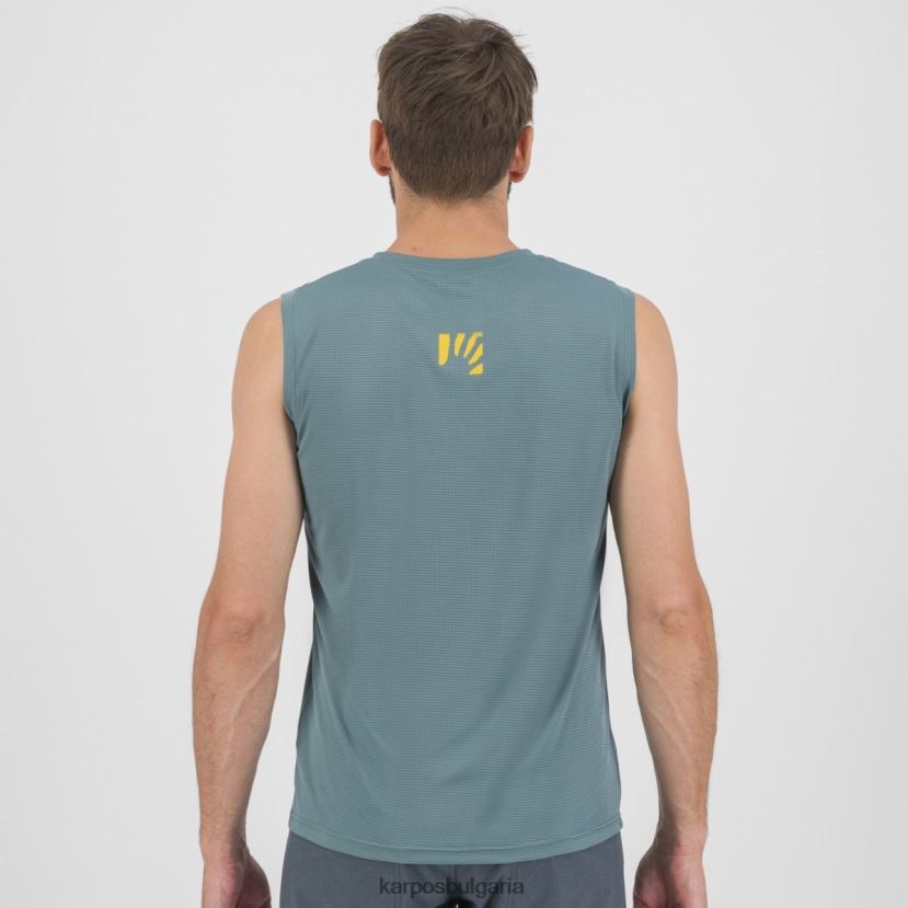 тениска| северноатлантическо/лимонено къри мъже Karpos лома резервоар FZ08Z439