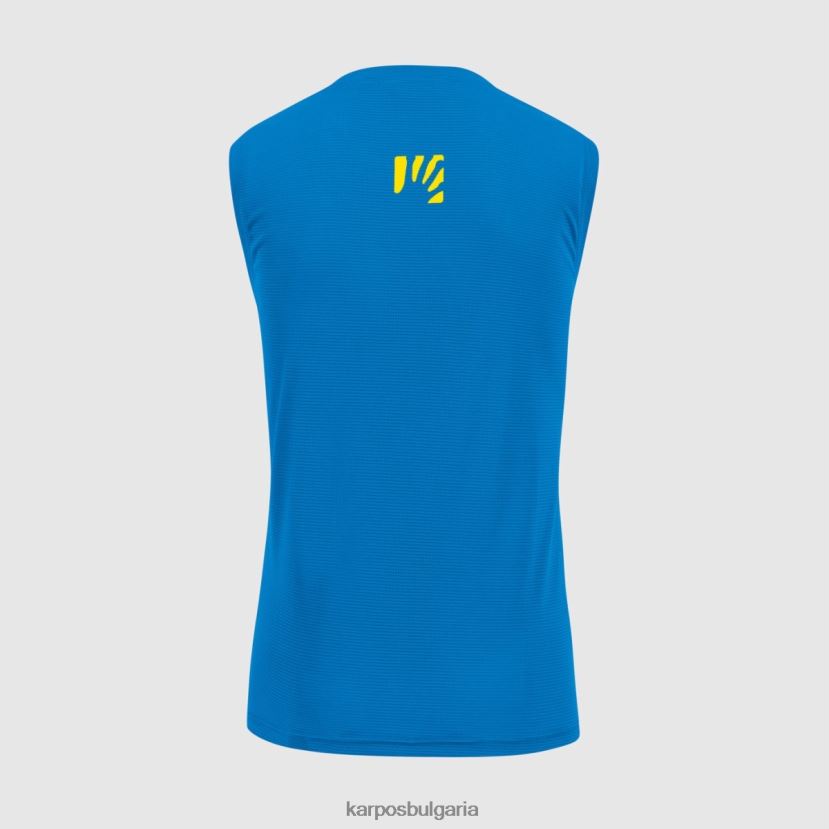 тениска| индиго овесарка/висока видимост мъже Karpos лома резервоар FZ08Z440