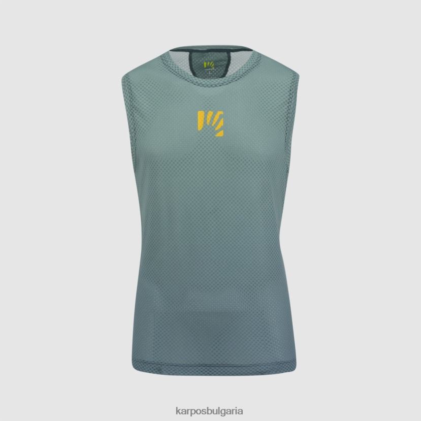 тениска| тъмен шисти/северен атлантик мъже Karpos Verve mesh без ръкави FZ08Z385