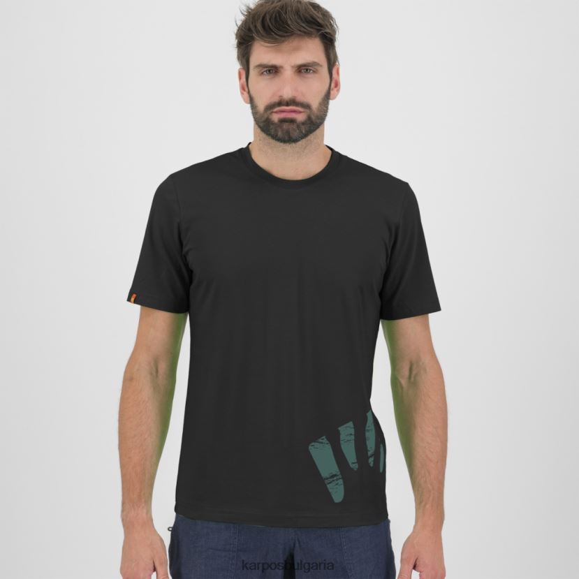 тениска| черен мъже Karpos тениска astro alpino FZ08Z417