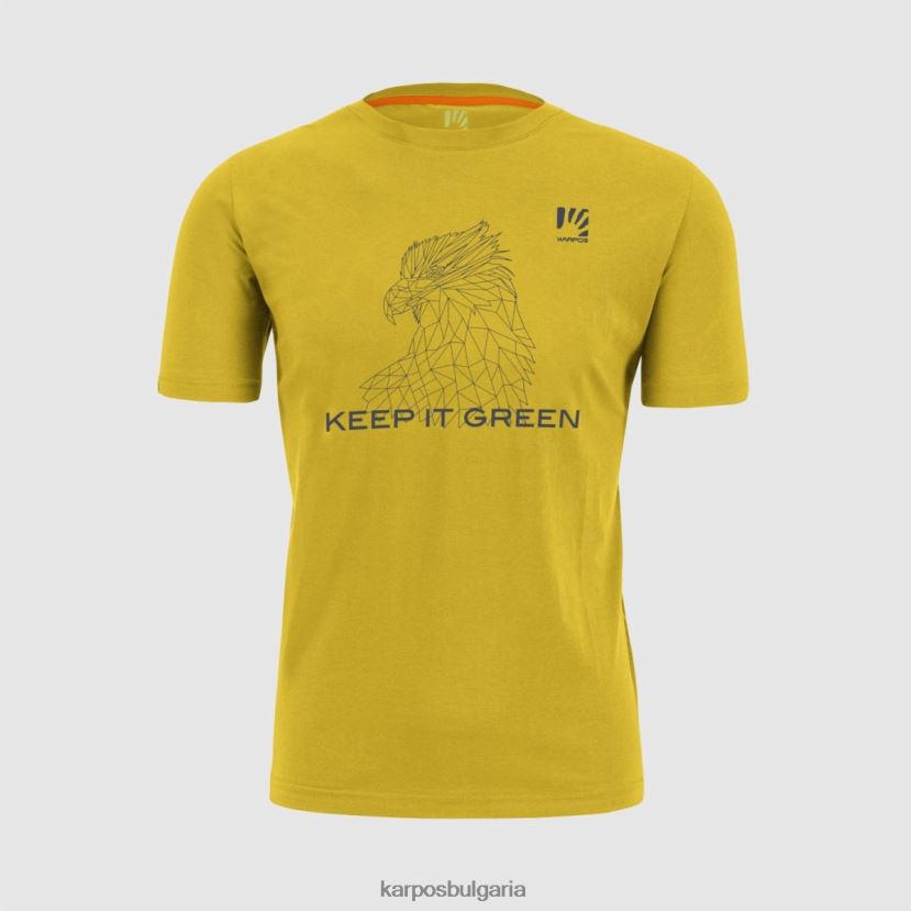 тениска| лимоново къри мъже Karpos botton d'oro тениска FZ08Z422