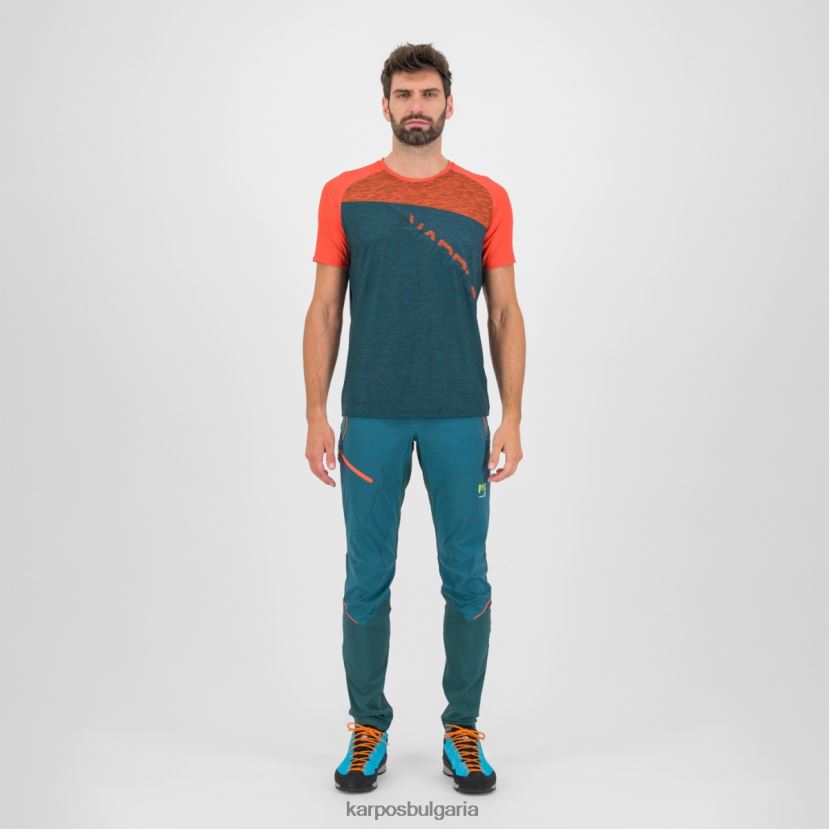 тениска| тъмно море/черен пипер/балсам мъже Karpos фланелка на croda rossa FZ08Z359