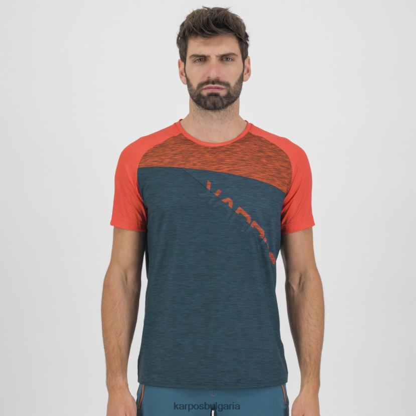 тениска| тъмно море/черен пипер/балсам мъже Karpos фланелка на croda rossa FZ08Z359