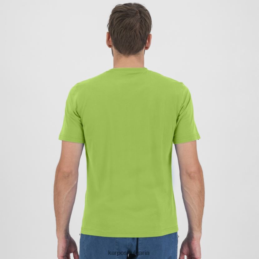 тениска| жасминово зелено мъже Karpos тениска giglio FZ08Z425