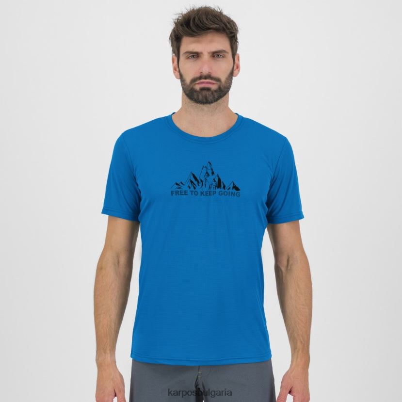 тениска| индиго б. мъже Karpos фланелка с щампа loma FZ08Z396