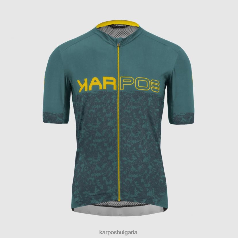 тениска| северен atl/тъмен шисти/лимон c. мъже Karpos фланелка за скачане FZ08Z307