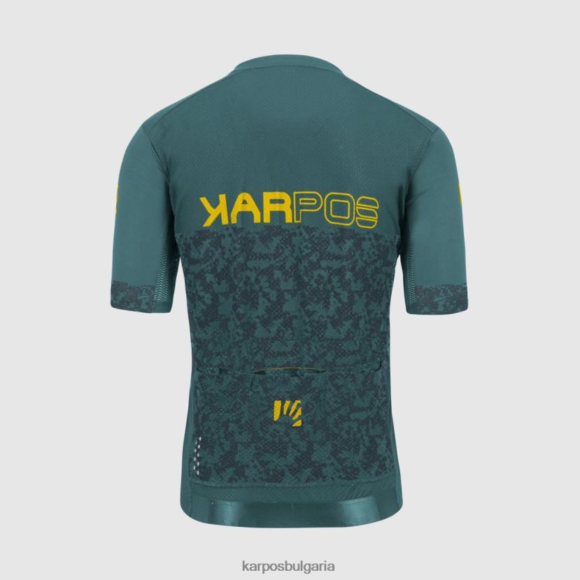 тениска| северен atl/тъмен шисти/лимон c. мъже Karpos фланелка за скачане FZ08Z307