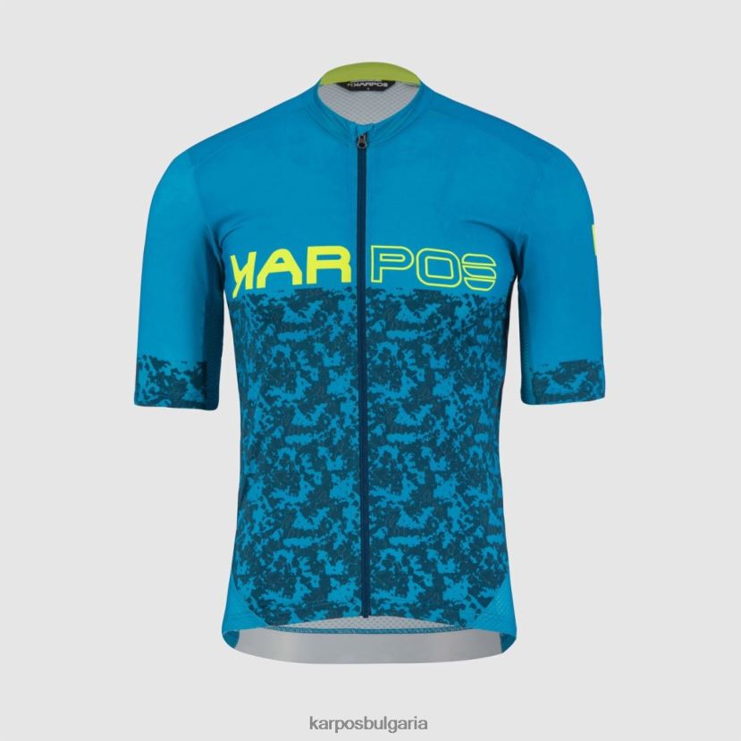 тениска| enemal b/refl.pond/yellow fluo мъже Karpos фланелка за скачане FZ08Z302