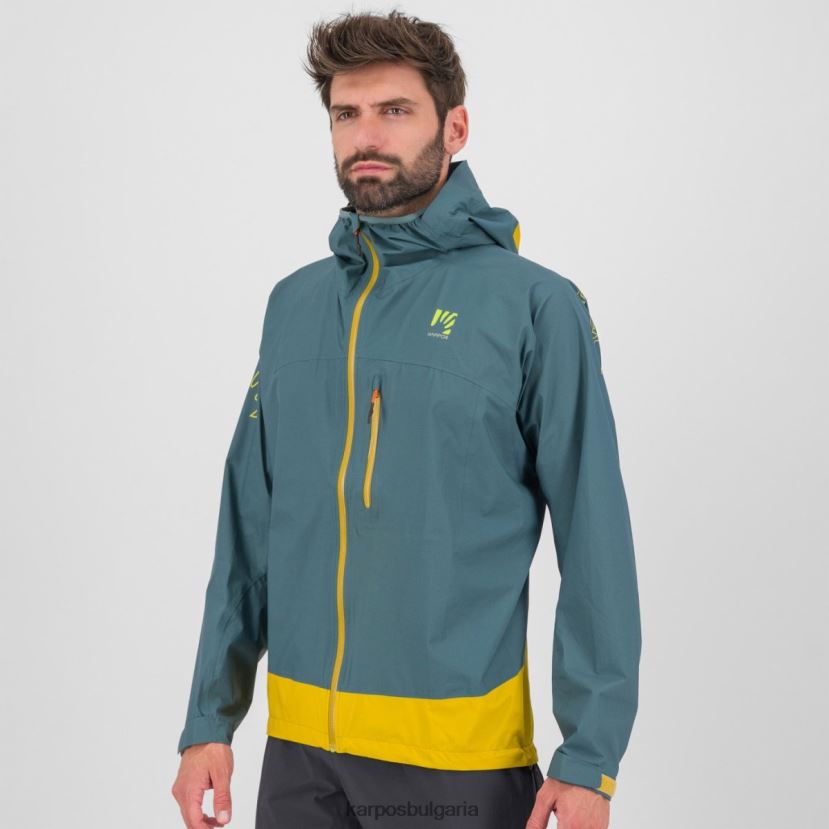 яке| северноатлантическо/лимонено къри мъже Karpos много дъждовно яке FZ08Z101