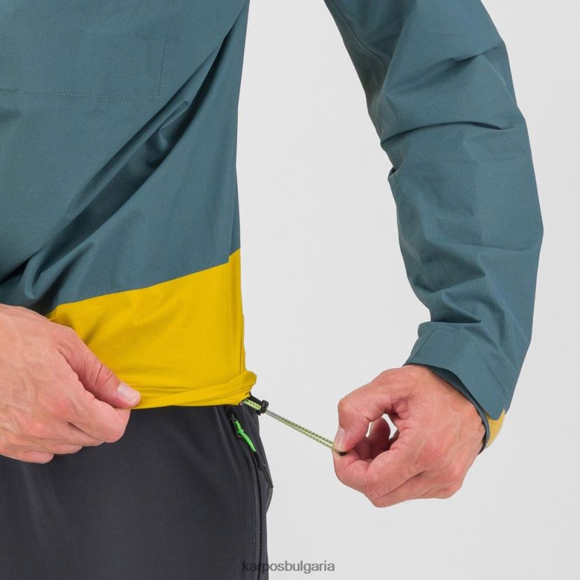 яке| северноатлантическо/лимонено къри мъже Karpos много дъждовно яке FZ08Z101