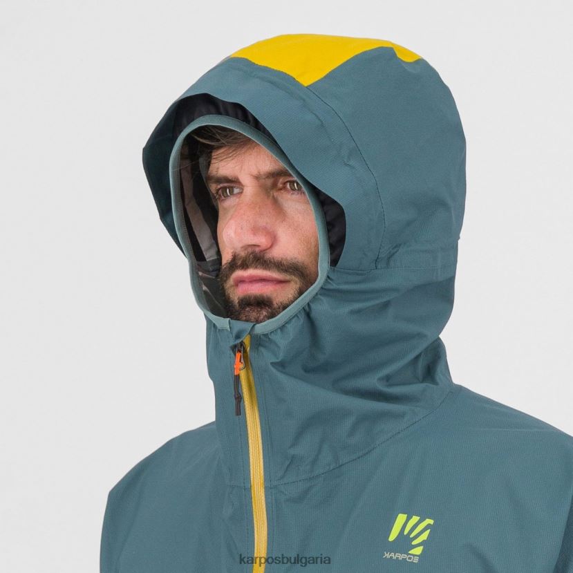яке| северноатлантическо/лимонено къри мъже Karpos много дъждовно яке FZ08Z101