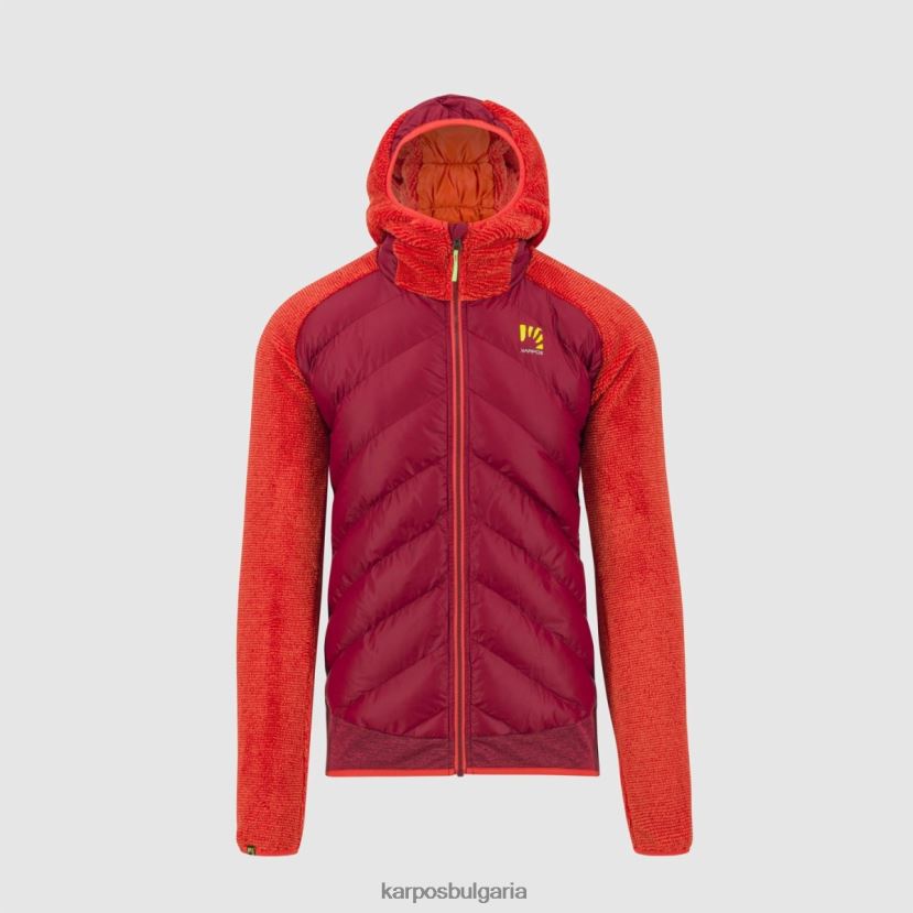 яке| велосипедно червено/гренадин мъже Karpos мармарово яке FZ08Z115