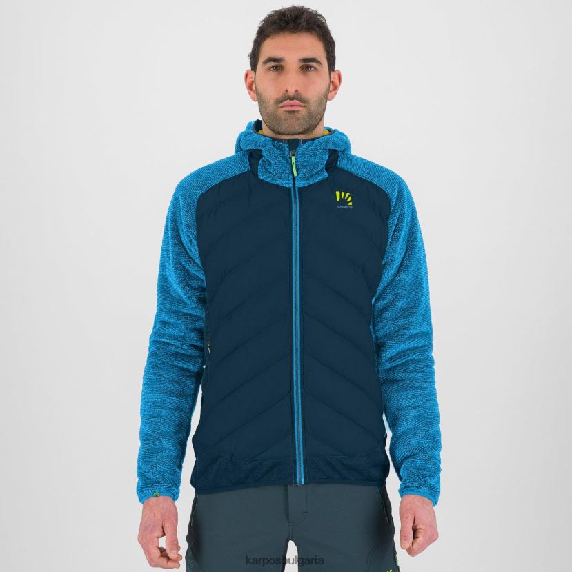 яке| среднощно/дива синьо мъже Karpos мармарово яке FZ08Z119
