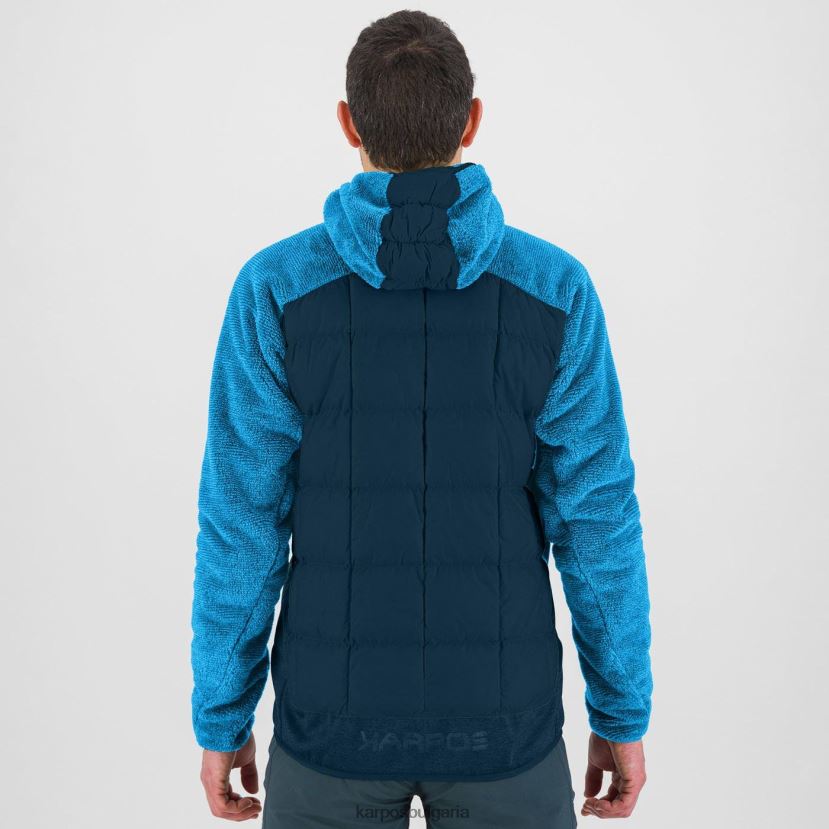 яке| среднощно/дива синьо мъже Karpos мармарово яке FZ08Z119
