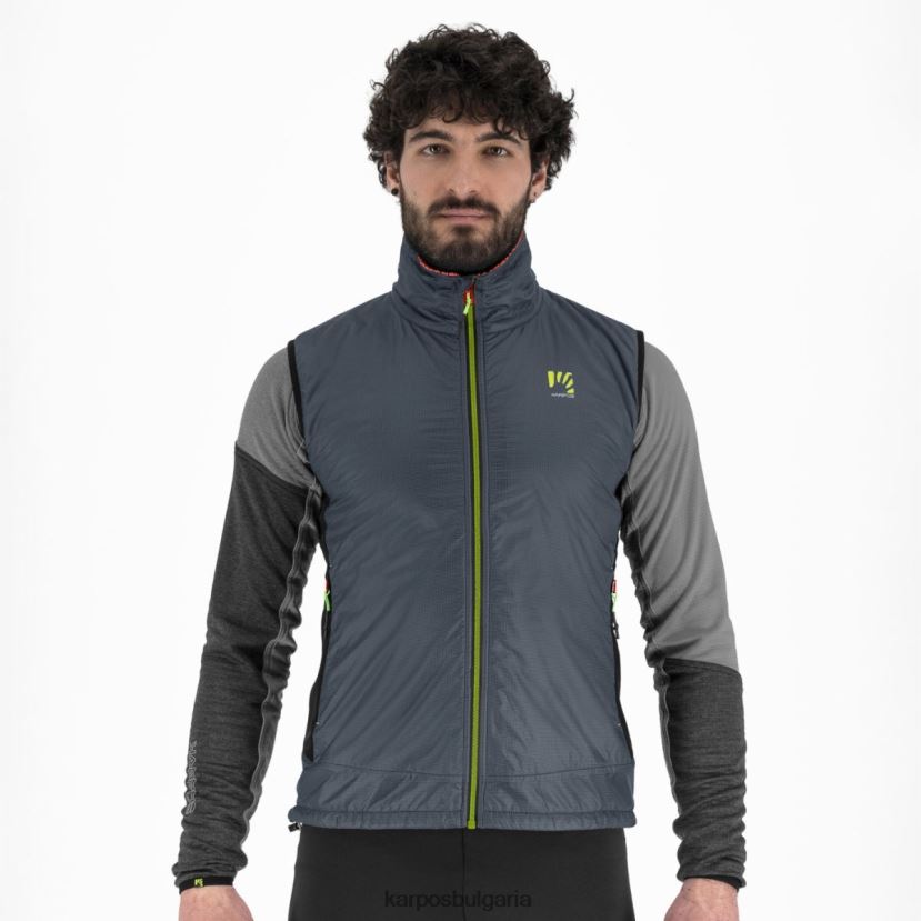 жилетка| тъмен шисти/черен мъже Karpos федера жилетка FZ08Z124