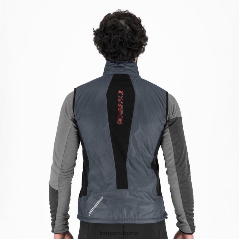 жилетка| тъмен шисти/черен мъже Karpos федера жилетка FZ08Z124