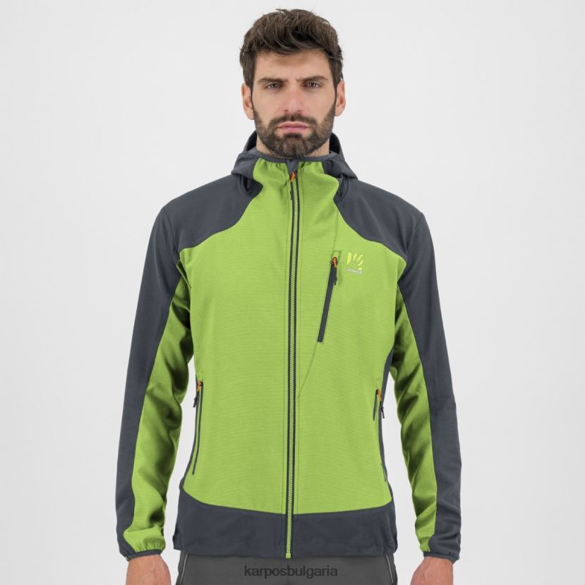 яке| жасминово зелено/омбре синьо мъже Karpos сако парете FZ08Z154