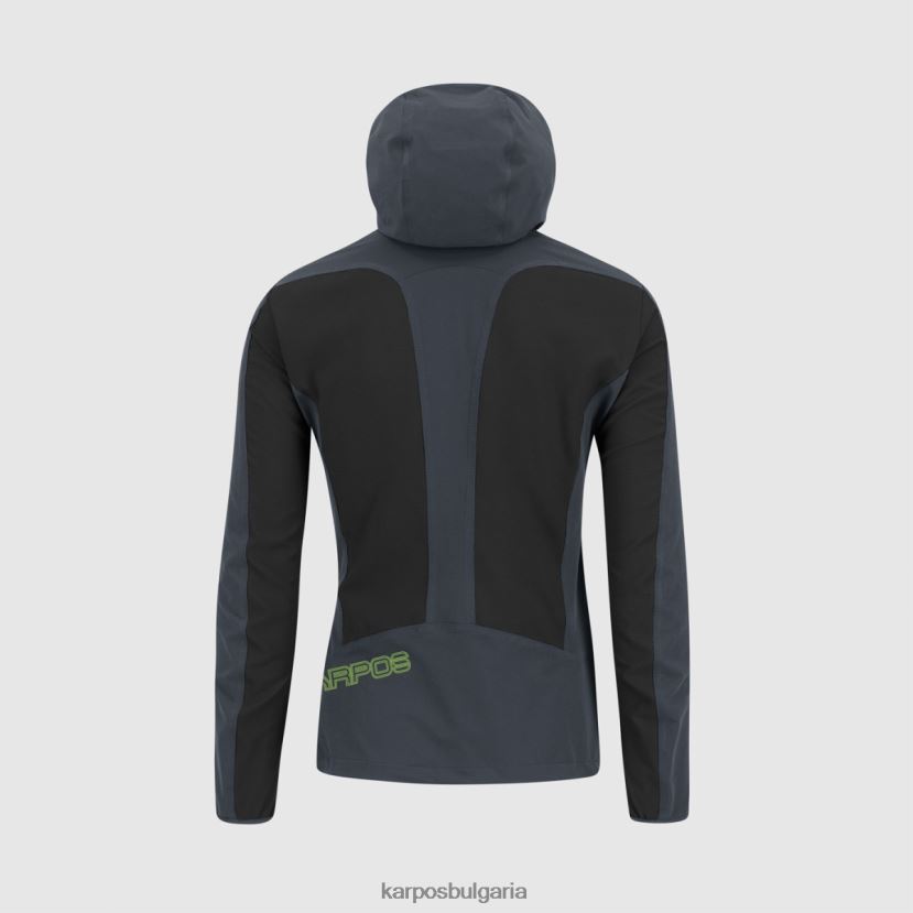 яке| черно/омбре синьо/жасминово зелено мъже Karpos сако парете FZ08Z155