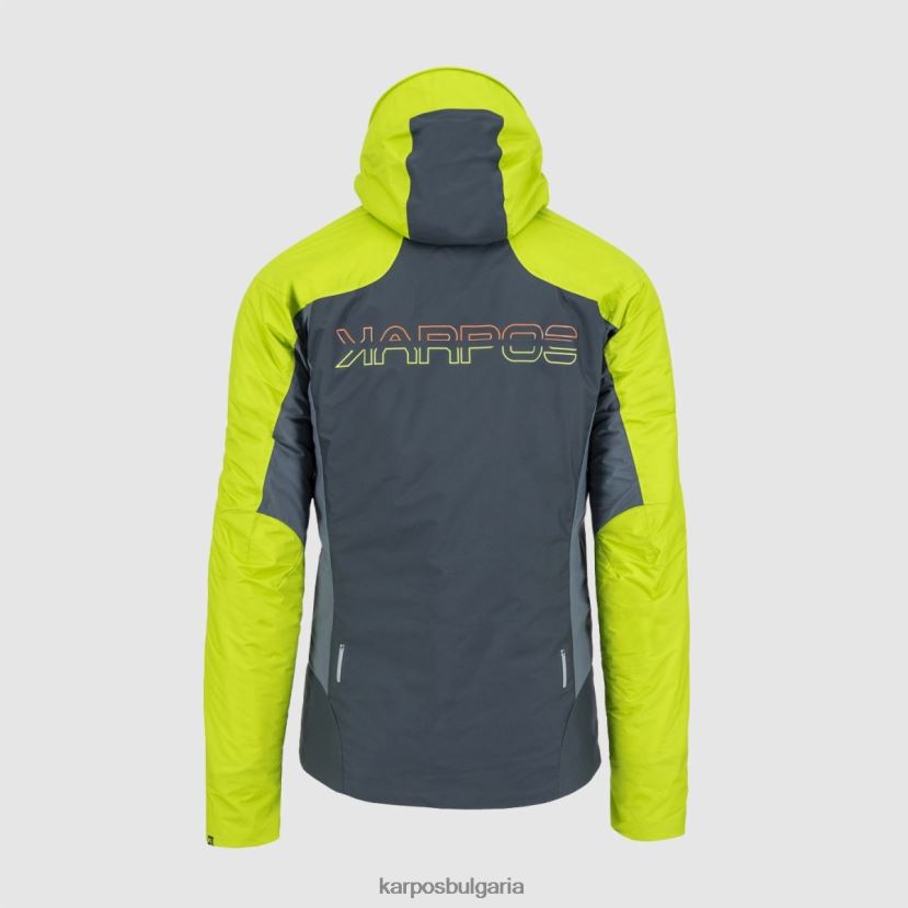 яке| тъмно шисти/лайм зелено мъже Karpos винсън яке FZ08Z31