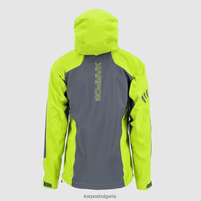 яке| тъмно шисти/лайм зелено мъже Karpos мармоладово яке FZ08Z44