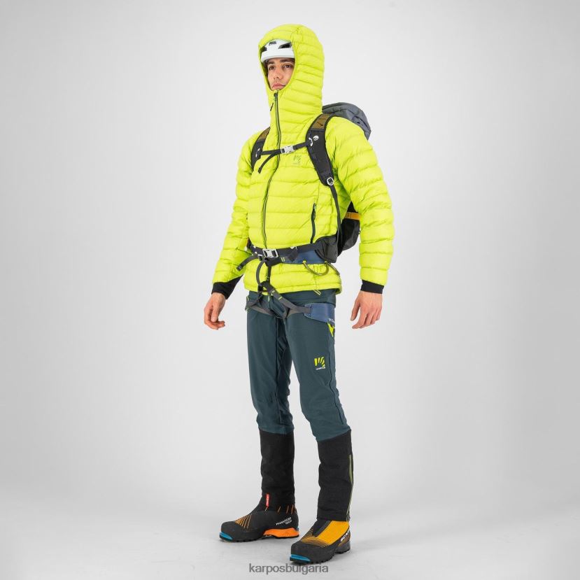 яке| колада от киви мъже Karpos най-високо пухено яке с качулка FZ08Z4