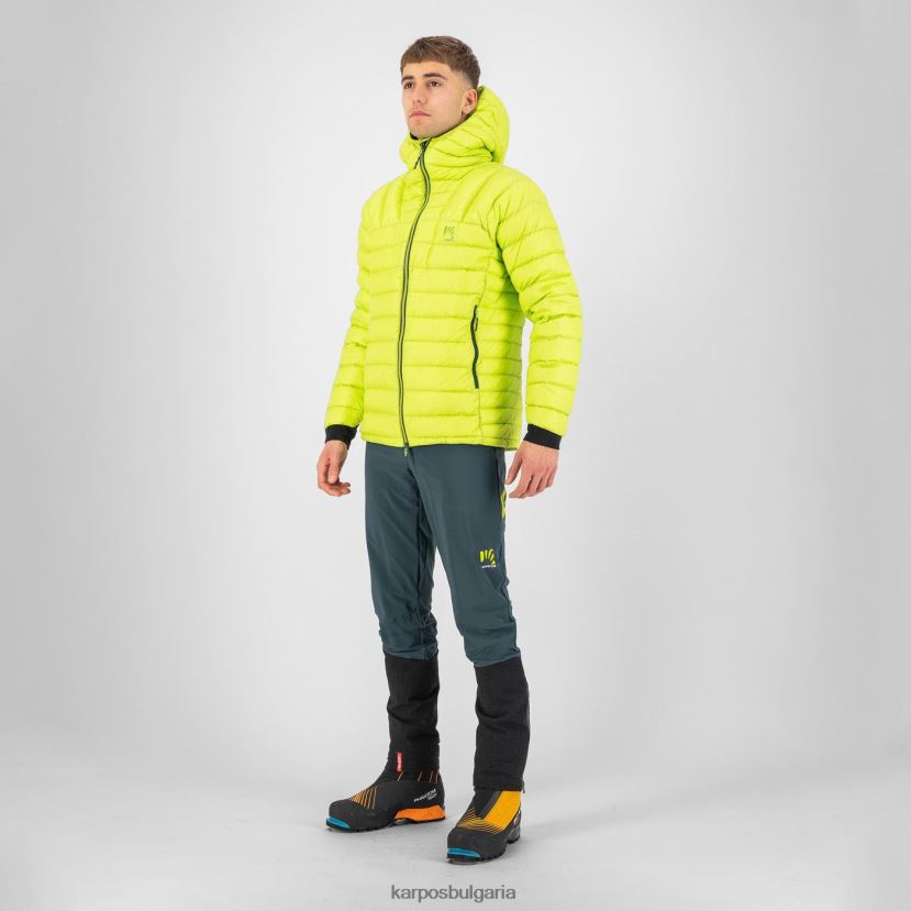 яке| колада от киви мъже Karpos най-високо пухено яке с качулка FZ08Z4