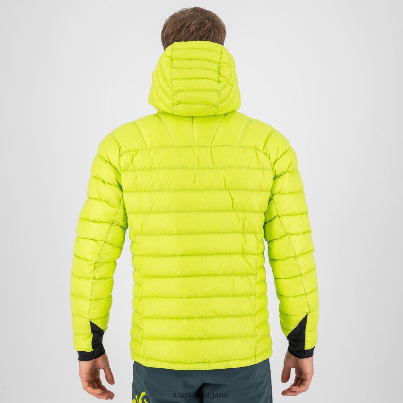 яке| колада от киви мъже Karpos най-високо пухено яке с качулка FZ08Z4