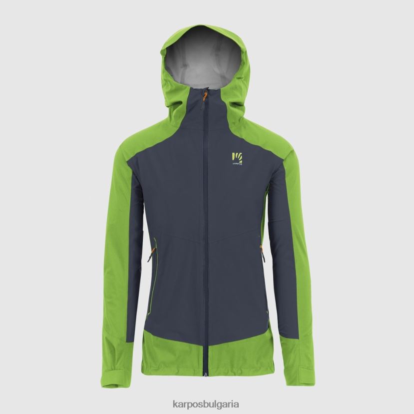 яке| омбре синьо/жасминово зелено мъже Karpos темпорално яке FZ08Z95