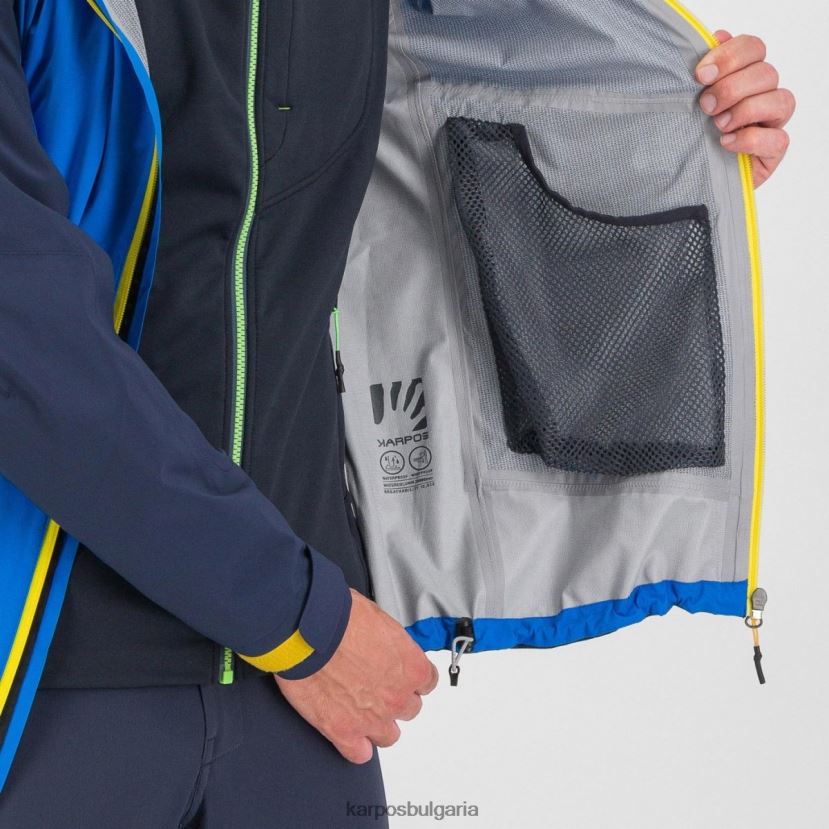 яке| индигова овесарка/космос мъже Karpos темпорално яке FZ08Z98