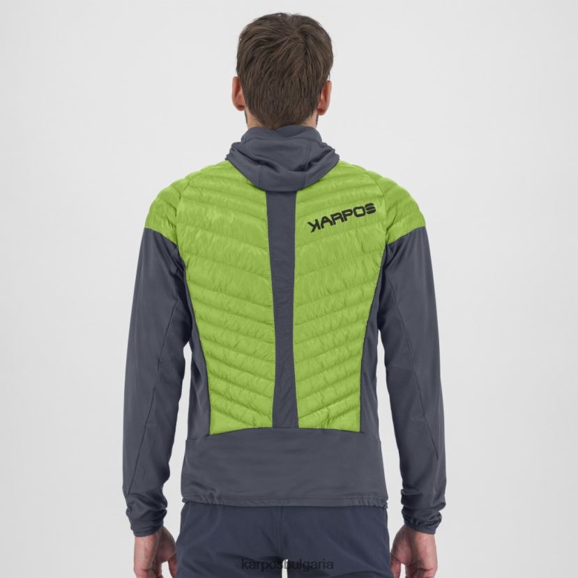 яке| жасминово зелено/омбре синьо мъже Karpos сако Sass de Mura FZ08Z106