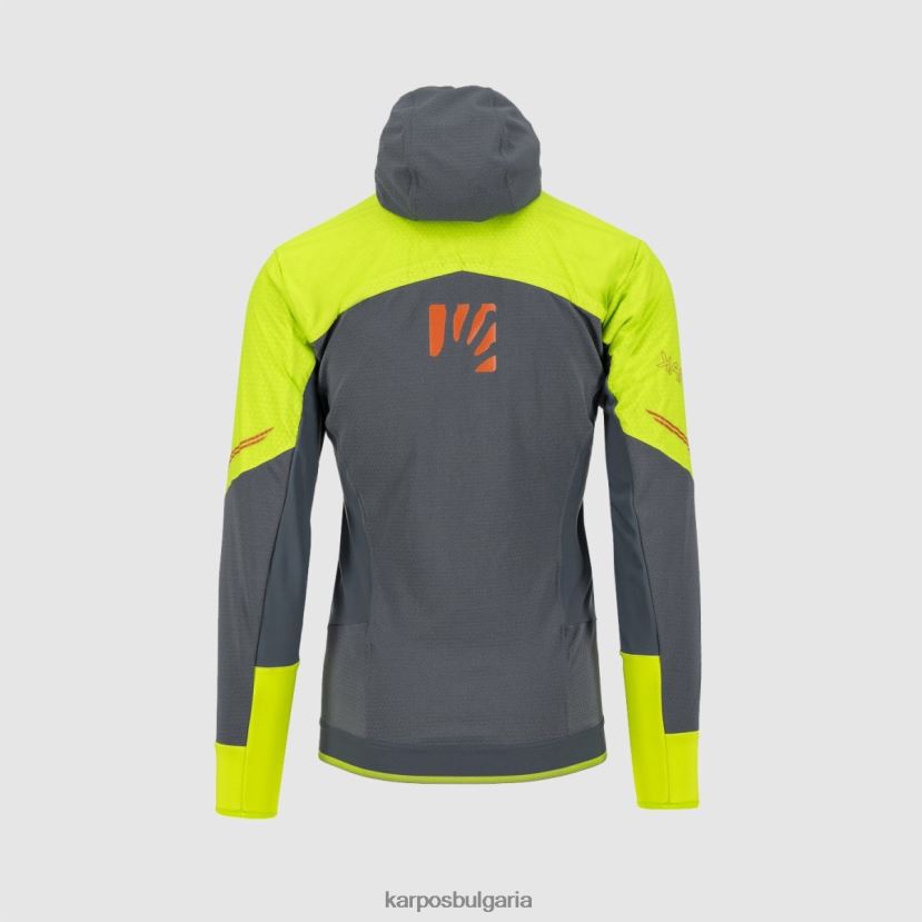 яке| лаймзелен/тъмен шисти мъже Karpos alagna plus evo яке FZ08Z87