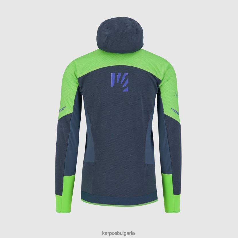 яке| зелена светкавица/полунощ мъже Karpos alagna plus evo яке FZ08Z89