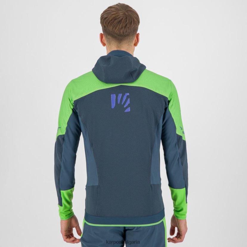 яке| зелена светкавица/полунощ мъже Karpos alagna plus evo яке FZ08Z89