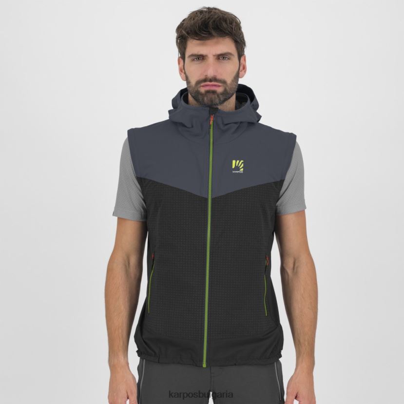 яке| черно/омбре синьо мъже Karpos конвертируемо яке lede FZ08Z93