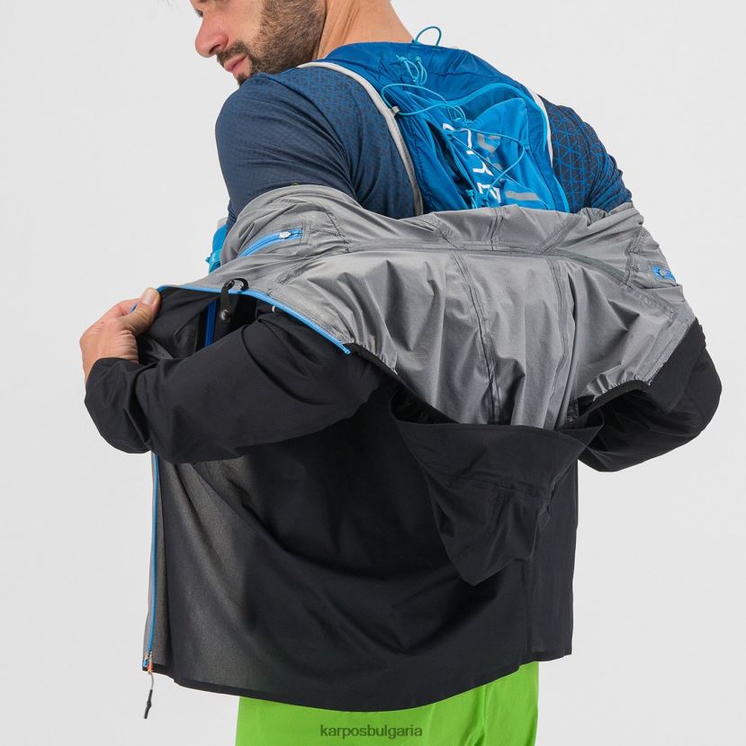 яке| черно/индиго b. мъже Karpos дъждобран лаваредо FZ08Z64